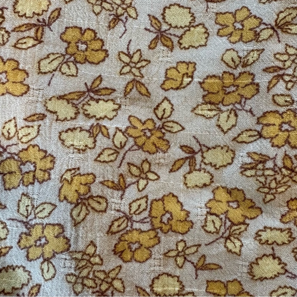 Madewell Hilltop Shirt in Piccola Floral French Vanilla Size Medium - Picture 9 of 14
